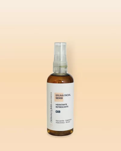Bruma facial para piel sensible