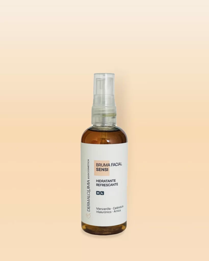 Bruma facial para piel sensible