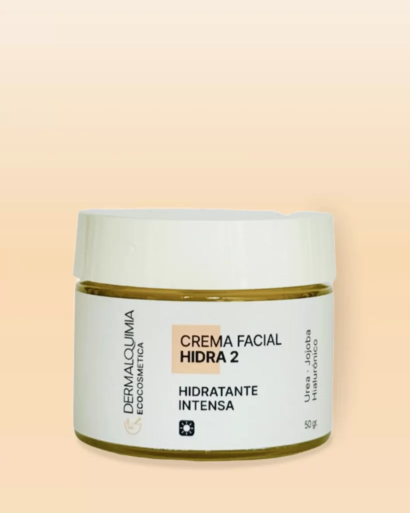 Crema facial hidratante para el cuidado del rostro