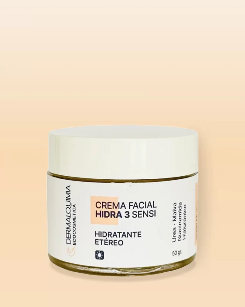 Crema facial hidratante para piel sensible