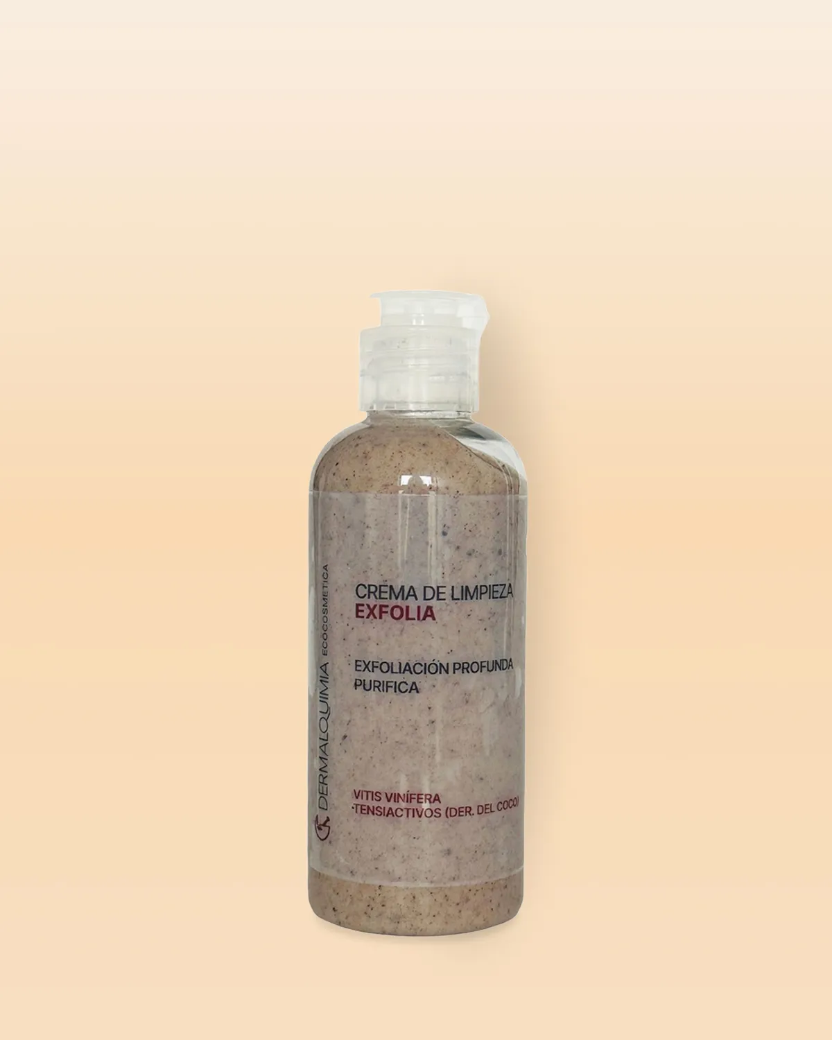 Crema de limpieza exfoliante para el cuidado facial