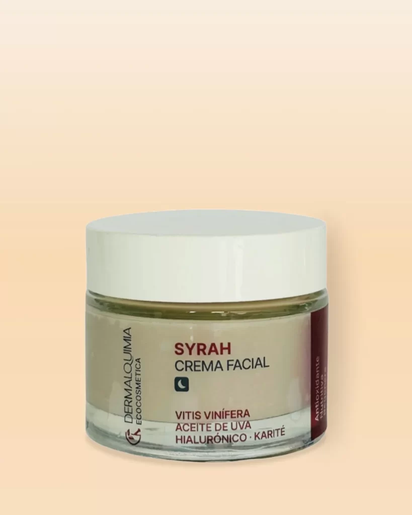 Crema facial nutritiva para el cuidado de la piel
