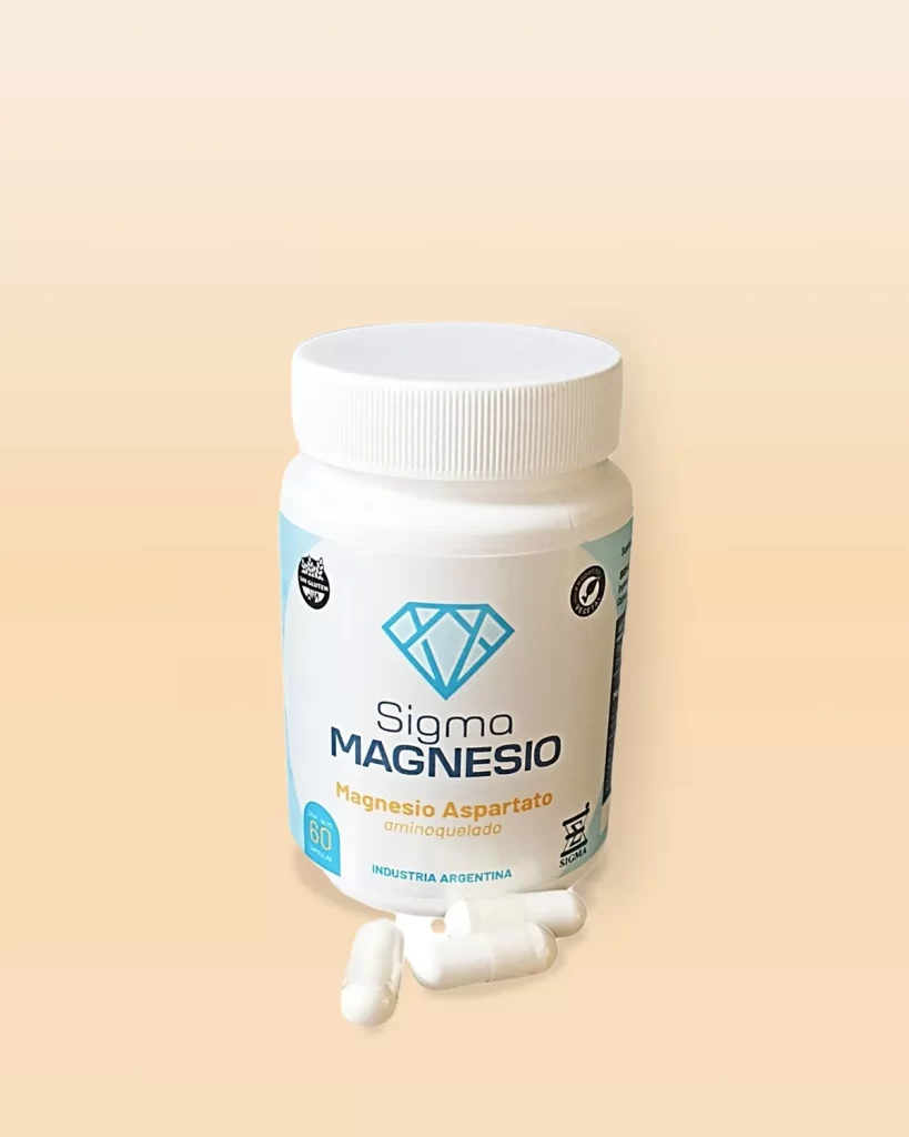 Suplemento nutricional con magnesio para el bienestar diario